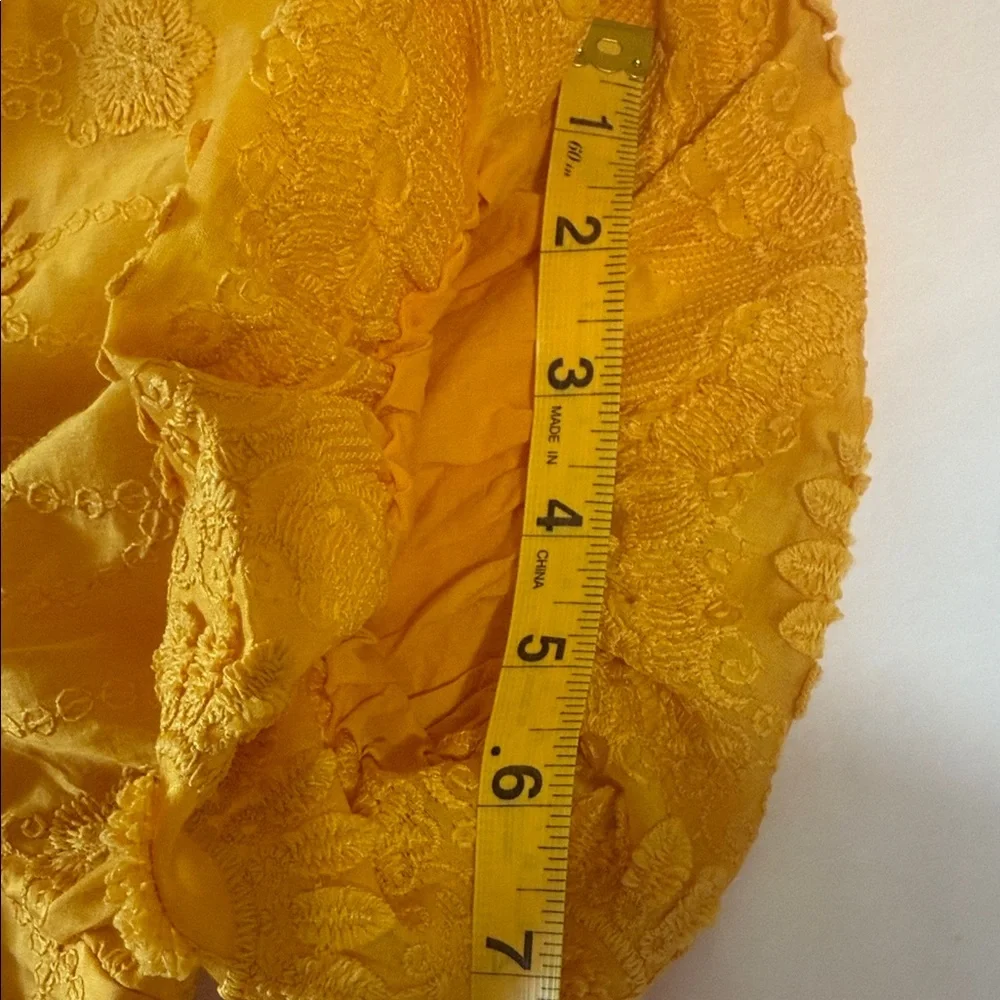 Golden Sunflower Embroidered Blouse - Picture 5 of 9